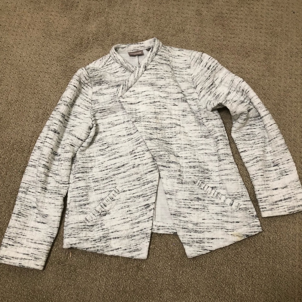 Casual jacket by Chico’s size 1 white and black